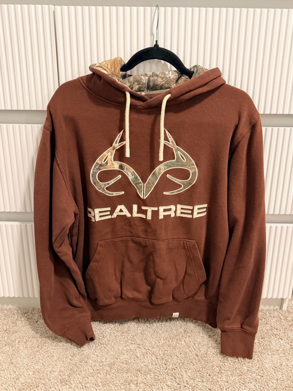 Realtree Brown Camouflage Logo Hoodie